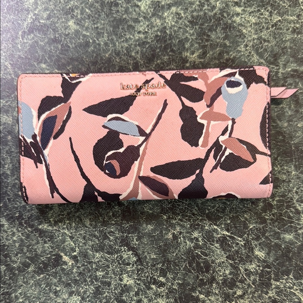 Kate Spade Pink Floral Women's Wallet